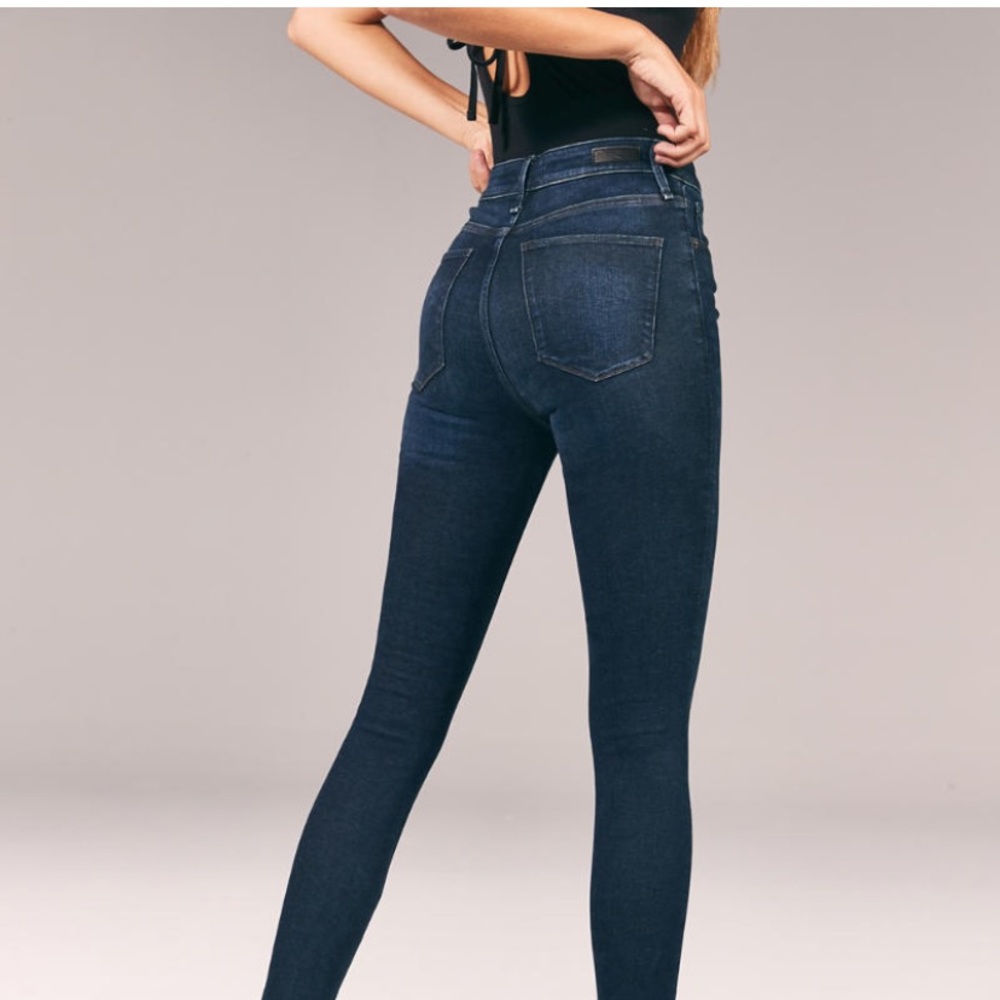 Abercrombie and Fitch High Rise Super Skinny Jeans